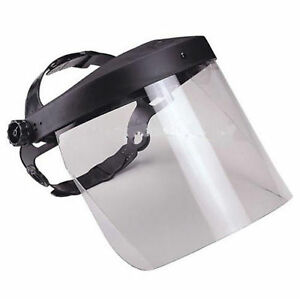 RATCHET STYLE FULL FACE SHIELD - CLEAR