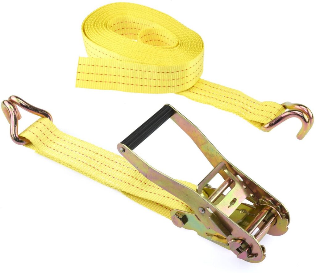 HEAVY DUTY RATCHET STRAP WITH JHOOKS NGC Industries
