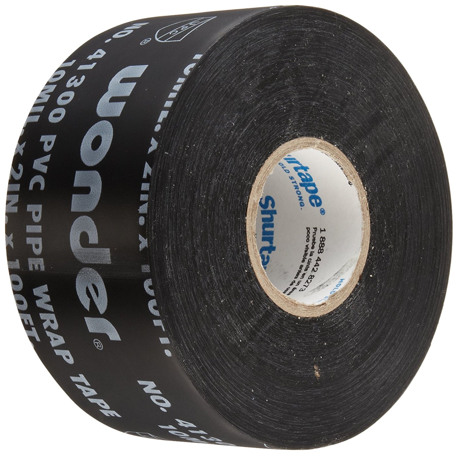 Apt, 10 Mil (2 x 100 ft,) Weatherproof Black PVC Pipe Wrap Tape for Corrosion Protection, Drain Pipe Wrap Tape, Pipe Wrap Insulation Tape for