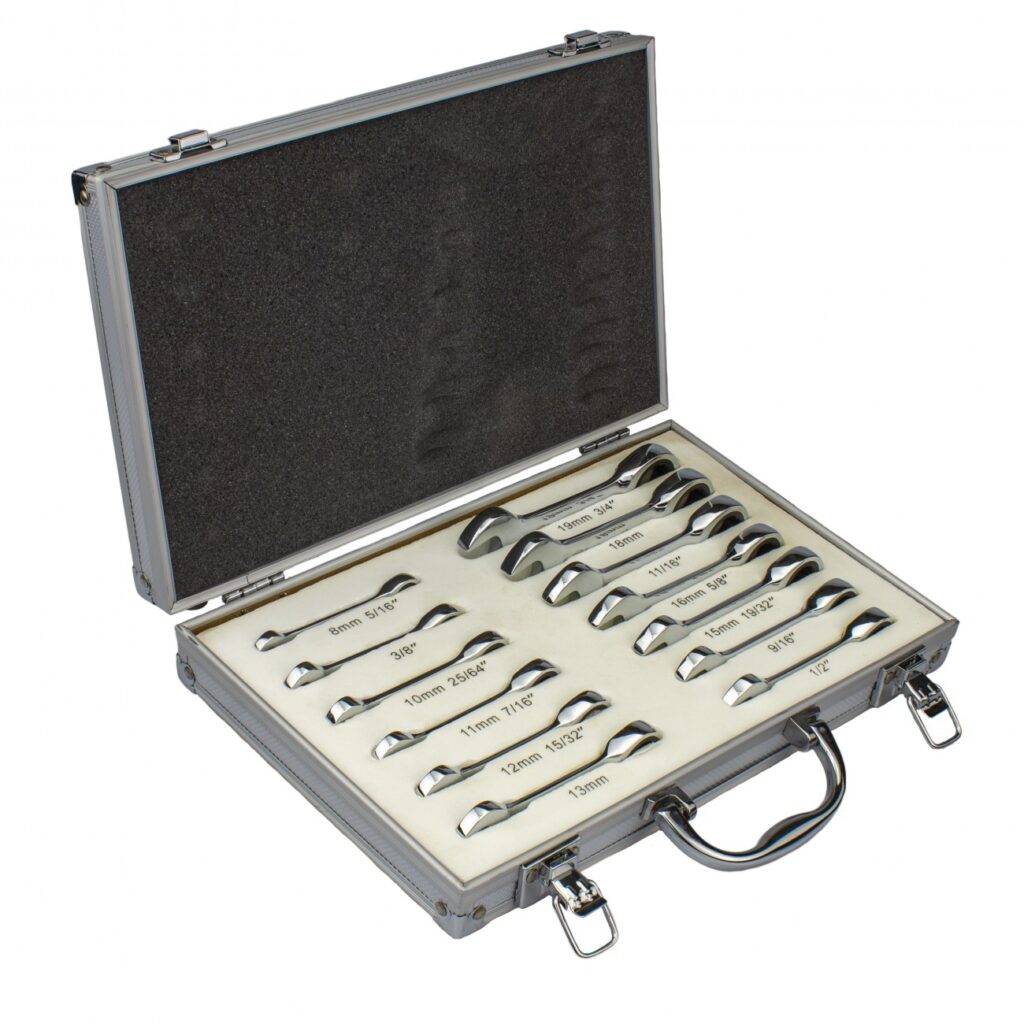 13PC DUOMETRIC STUBBY GEAR WRENCH NGC Industries